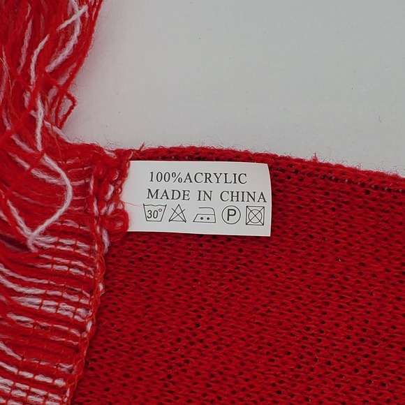 Cornell University Big Red Hockey Beanie Hat and Scarf Set Red White Black Knit - Picture 10 of 16